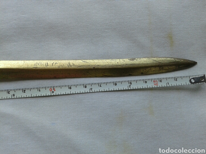 Escriban&iacute;a: ABRECARTAS ANTIGUO DE BRONCE - Foto 3