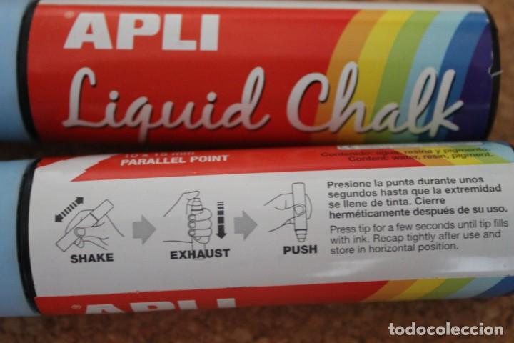 Escriban&iacute;a: LOTE DOS ROTULADORES APLI LIQUID CHALK - Foto 2