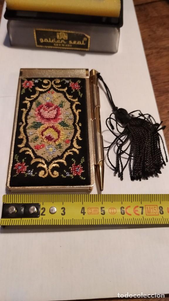 Escriban&iacute;a: ANTIGUA MINIATURA DE LIBRETA CON PORTAMINAS.ein germany - Foto 2
