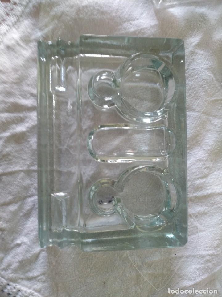 Escriban&iacute;a: ANTIGUO TINTERO. CRISTAL. N &deg; 72. - Foto 1