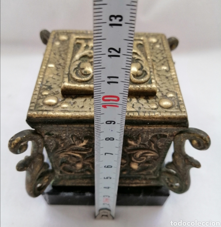 Escriban&iacute;a: Antiguo y Gran Tintero Bronce. - Foto 8
