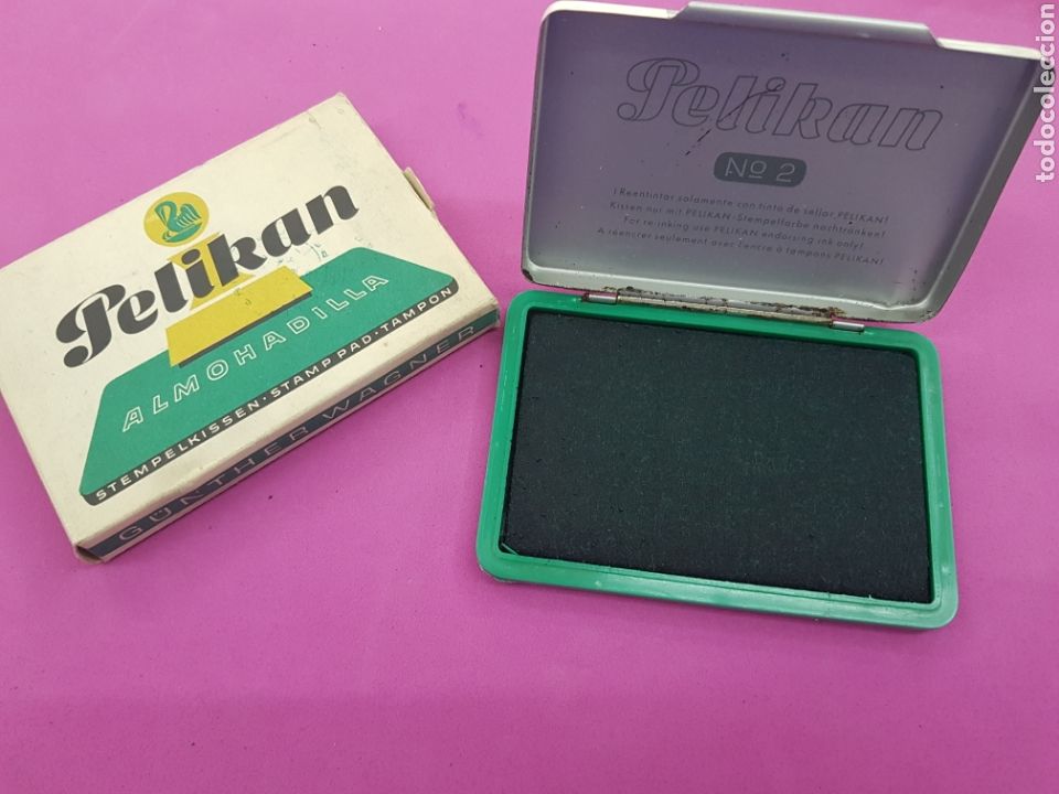 Escriban&iacute;a: Almohadilla Pelikan color verde - Foto 2