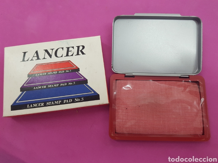 Escriban&iacute;a: Almohadilla Lancer color rojo - Foto 2