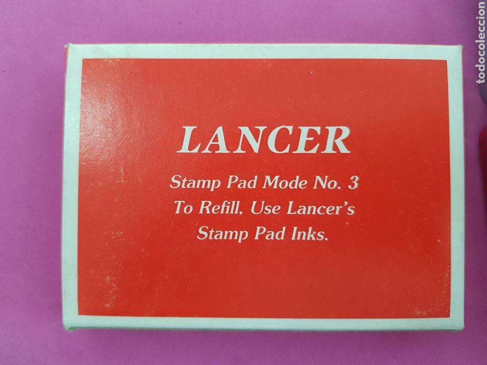 Escriban&iacute;a: Almohadilla Lancer color rojo - Foto 3