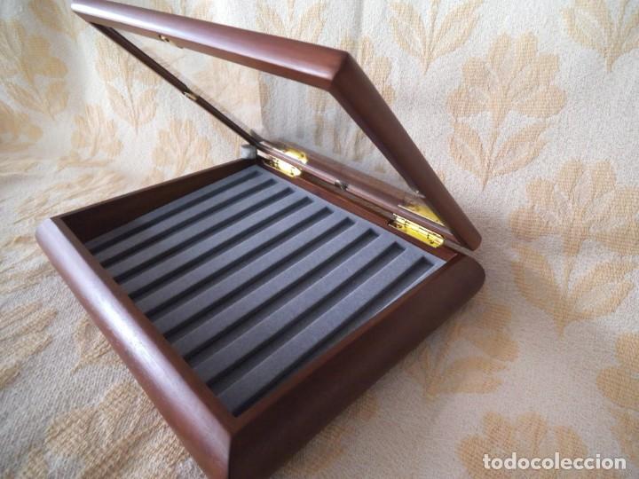 Escriban&iacute;a: CAJA PARA PLUMAS Y BOL&Iacute;GRAFOS (madera) - Foto 2