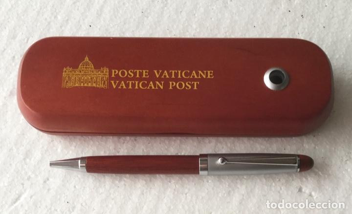 Escriban&iacute;a: Bol&iacute;grafo Poste Vaticane con estuche. NUEVO - Foto 1