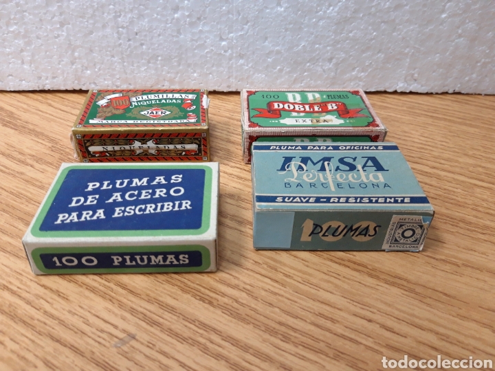 Escriban&iacute;a: Lote 4 cajas de plumillas. - Foto 2