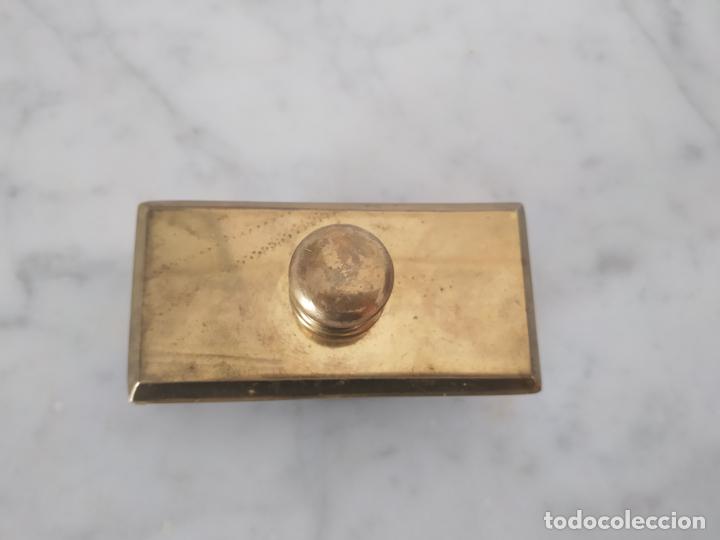 Escriban&iacute;a: Antiguo porta secante en bronce - Foto 3
