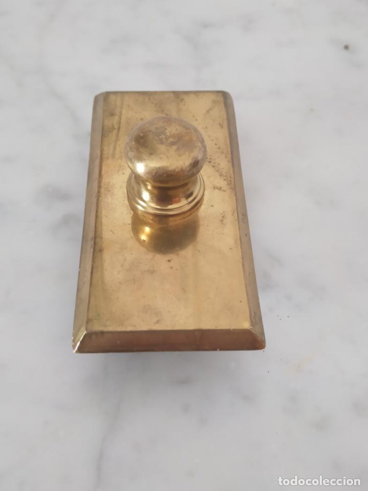 Escriban&iacute;a: Antiguo porta secante en bronce - Foto 5