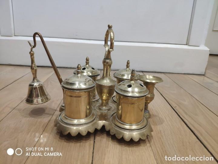 Escriban&iacute;a: ESCRIBANIA DE BRONCE DEL SIGLO XIX - Foto 1