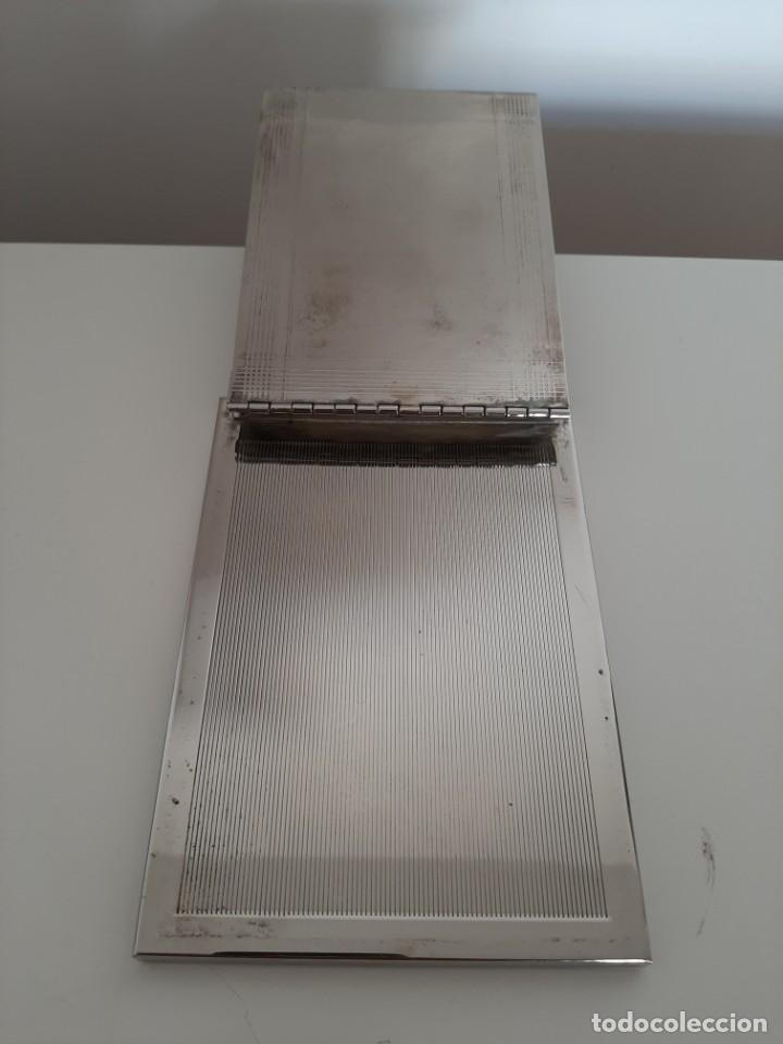 Escriban&iacute;a: CUBRE LIBRETAS DE METAL. TELEF&Oacute;NICA. - Foto 2