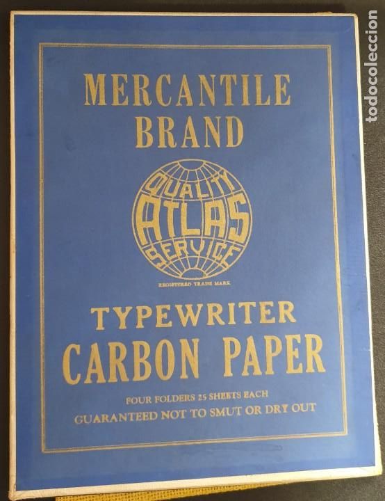Escriban&iacute;a: TYPEWRITER CARBON PAPER MERCANTILE BRAND - Foto 1
