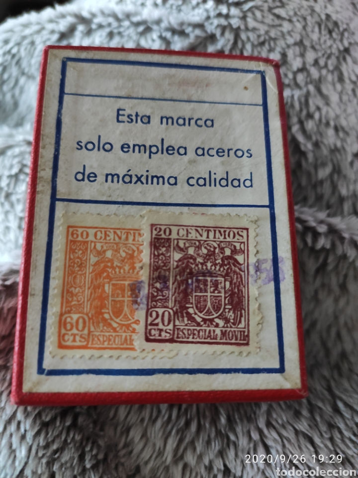 Escriban&iacute;a: Caja precintada sin abrir plumas cervantinas 1943 - Foto 3