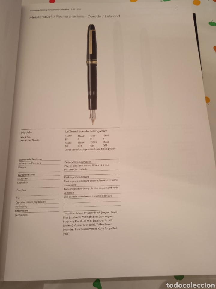 Escriban&iacute;a: MONTBLAC CATALOGO PLUMAS 2018-2019 - Foto 4