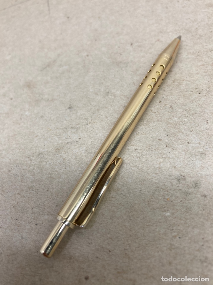 Escriban&iacute;a: Portaminas cuerpo dorado - Foto 2