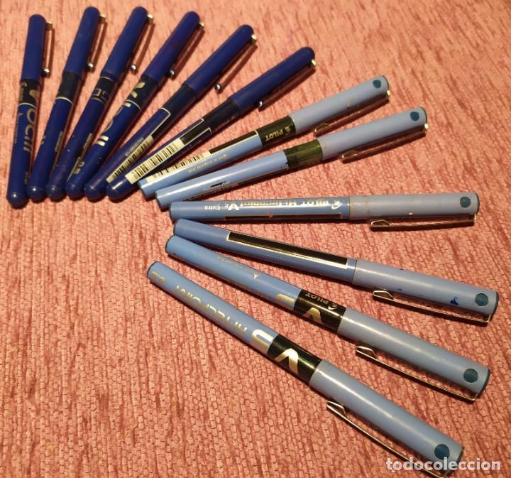 Escriban&iacute;a: UNA DOCENA DE BOLIGRAFOS PILOTS AZUL - Foto 1