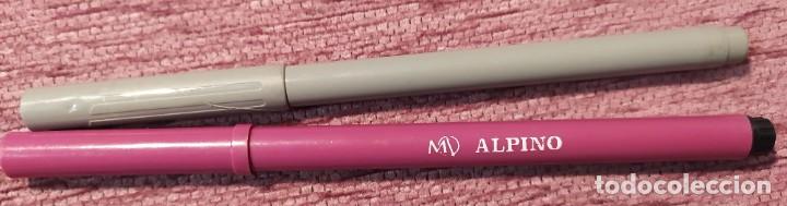 Escriban&iacute;a: ROTULADORES ALPINO GRIS Y ROSA - Foto 1