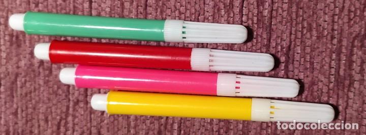 Escriban&iacute;a: ROTULADORES MINI AMARILLO ROSA VERDE ROJO - Foto 1