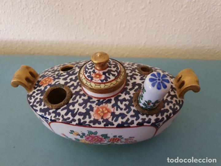 Escriban&iacute;a: ANTIGUO TINTERO FRANC&Eacute;S - Foto 3