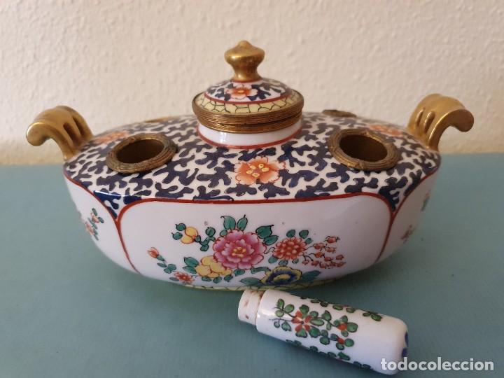 Escriban&iacute;a: ANTIGUO TINTERO FRANC&Eacute;S - Foto 6