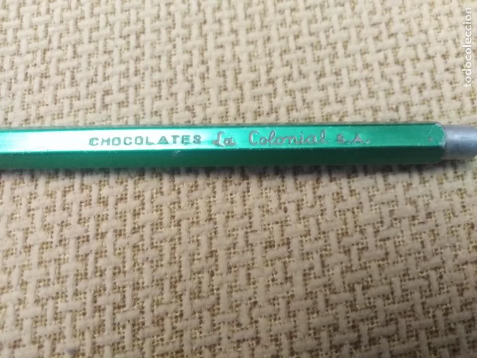 Escriban&iacute;a: Portaminas antiguo Chocolates La Colonial - Foto 2