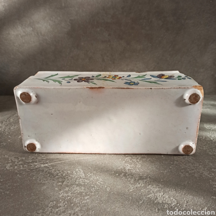 Escriban&iacute;a: Antiguo tintero - Talavera - Manises - Foto 7