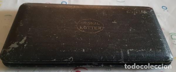 Escriban&iacute;a: ANTIGUO ESTUCHE DE COMPASES ORIGINAL LOTTER - Foto 2
