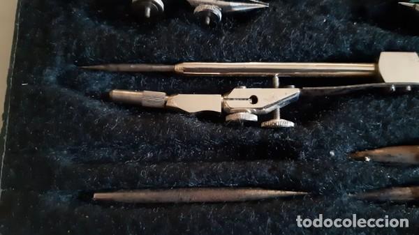 Escriban&iacute;a: ANTIGUO ESTUCHE DE COMPASES ORIGINAL LOTTER - Foto 3