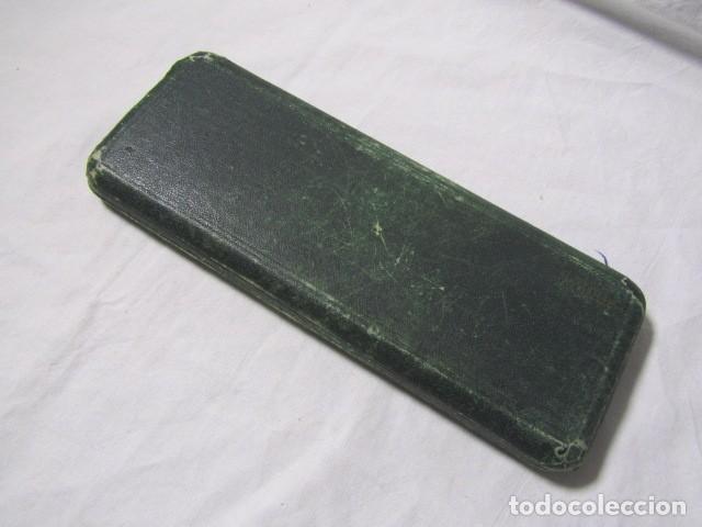 Escriban&iacute;a: Antiguo estuche juego compas tiralineas - Foto 9