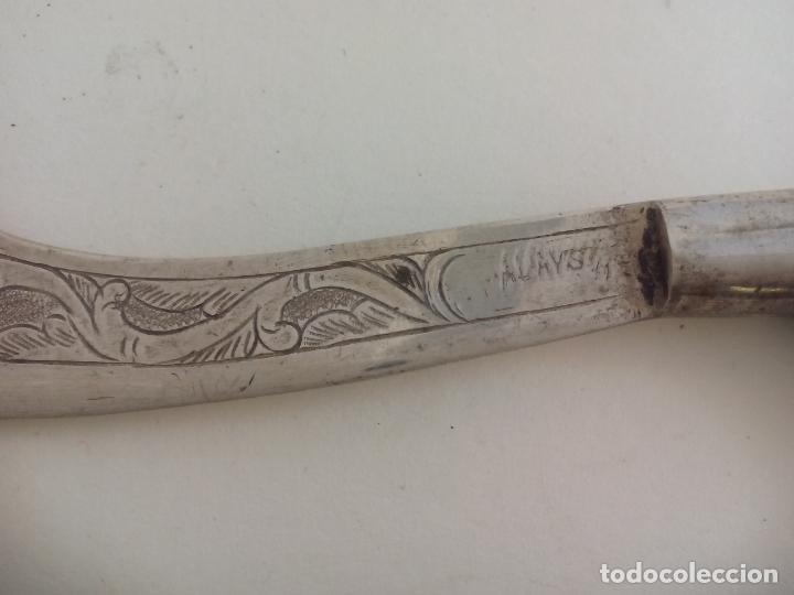 Escriban&iacute;a: ABRECARTAS DE METAL CON MANGO DE MADERA - Foto 2
