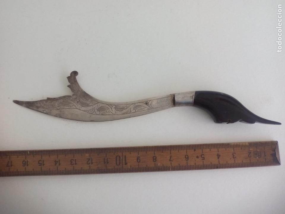 Escriban&iacute;a: ABRECARTAS DE METAL CON MANGO DE MADERA - Foto 1