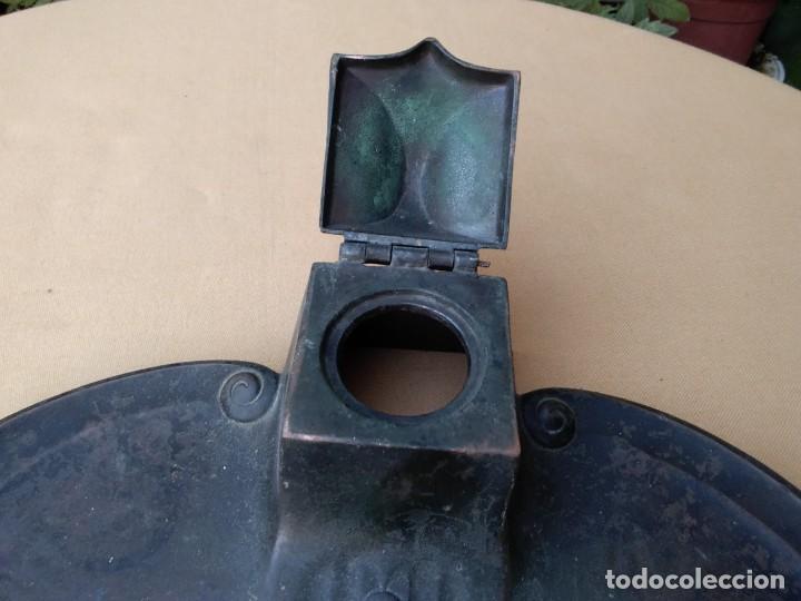 Escriban&iacute;a: Tintero metal ( METAL GERMANY) - Foto 3