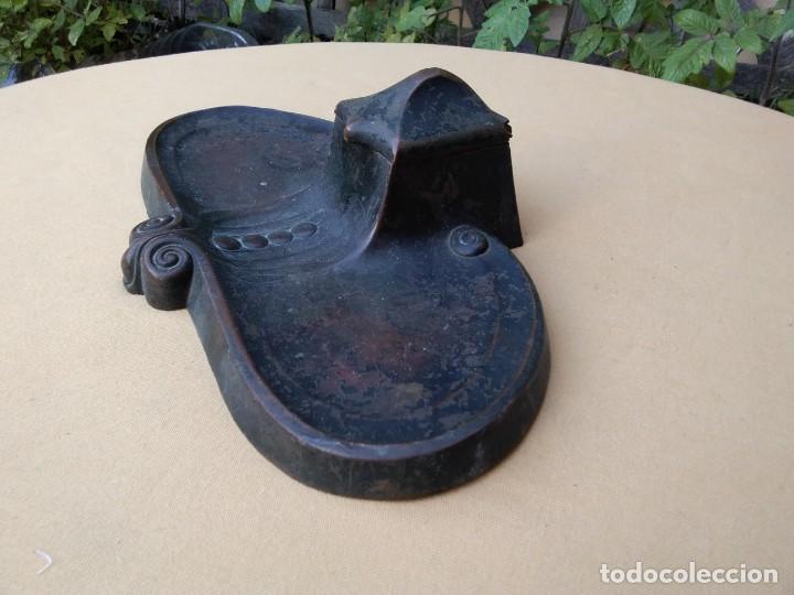 Escriban&iacute;a: Tintero metal ( METAL GERMANY) - Foto 6