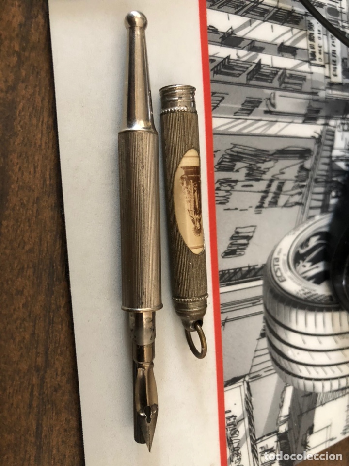 Escriban&iacute;a: Plumin extensible siglo xvIII - Foto 2