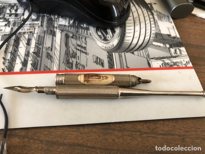 Escriban&iacute;a: Plumin extensible siglo xvIII - Foto 1