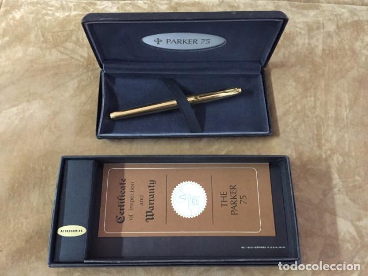 Escriban&iacute;a: PARKER 75 INSIGNIA I CISELE - Foto 2