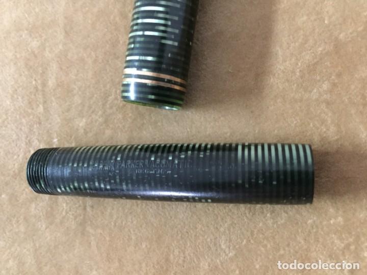 Escriban&iacute;a: Parker Vacumatic, cuerpo y tapa - Foto 3