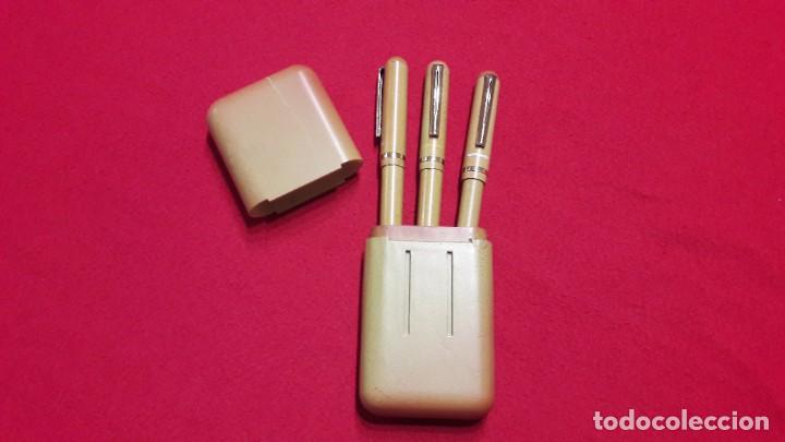 Escriban&iacute;a: JUEGO DE BOLIGRAFO LAPIZ Y PLUMA MARKSMAN - Foto 1
