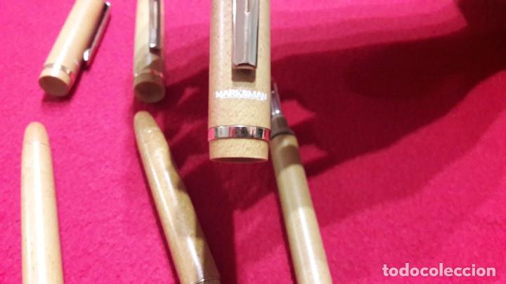 Escriban&iacute;a: JUEGO DE BOLIGRAFO LAPIZ Y PLUMA MARKSMAN - Foto 3