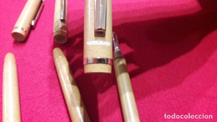 Escriban&iacute;a: JUEGO DE BOLIGRAFO LAPIZ Y PLUMA MARKSMAN - Foto 4