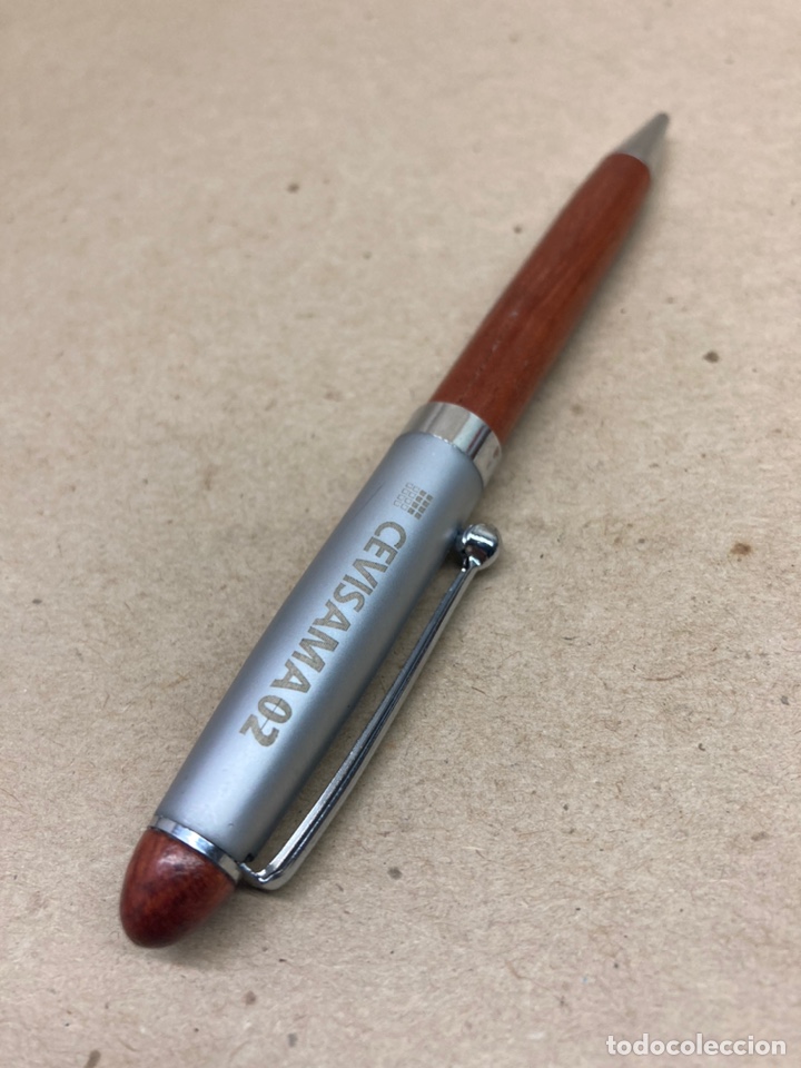 Escriban&iacute;a: Bol&iacute;grafo cuerpo de madera - Foto 2