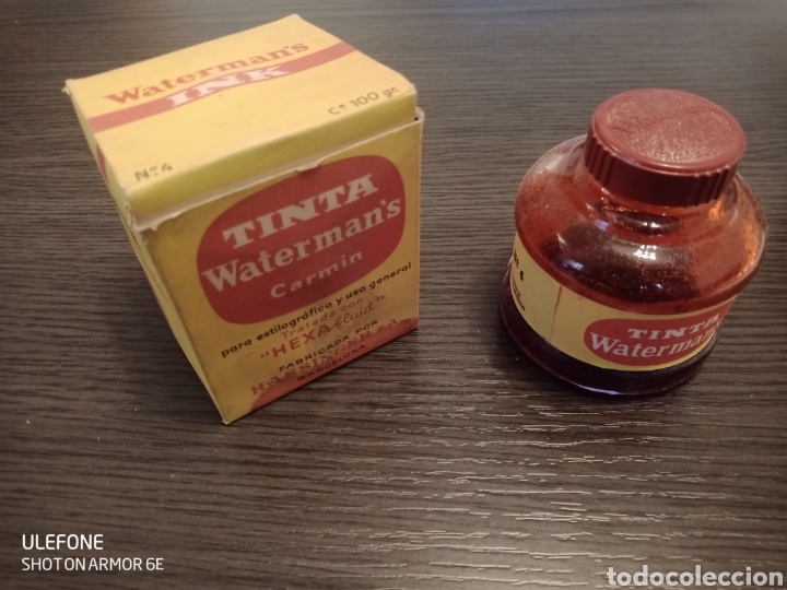 Escriban&iacute;a: Antiguo Tintero WATERMAN N&deg;4 - Foto 1