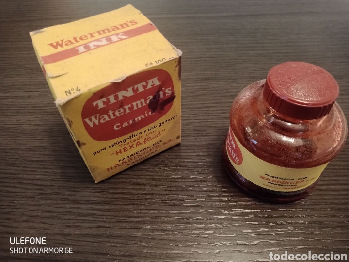 Escriban&iacute;a: Antiguo Tintero WATERMAN N&deg;4 - Foto 1