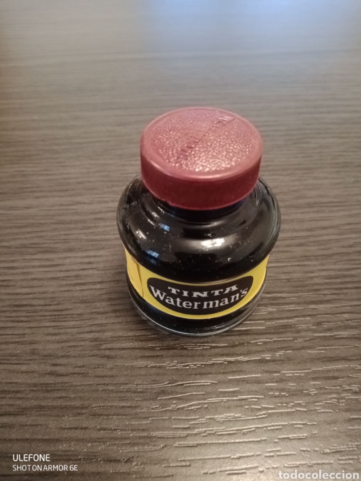 Escriban&iacute;a: Antiguo Tintero WATERMAN N&deg;1 (negra) - Foto 2