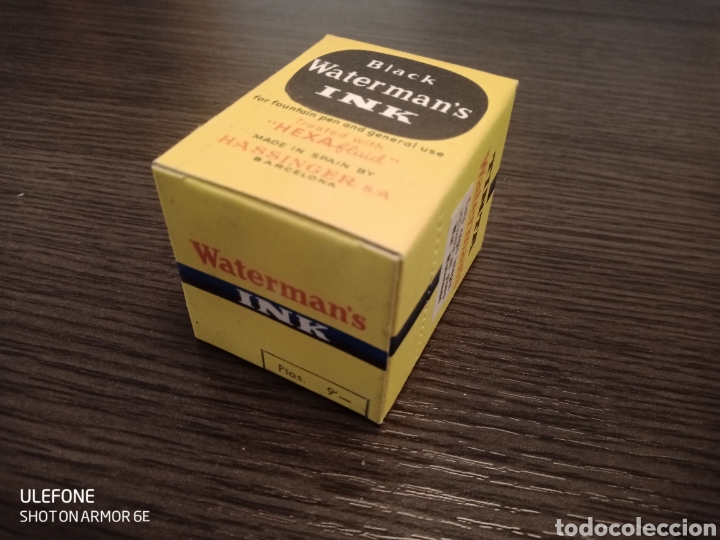 Escriban&iacute;a: Antiguo Tintero WATERMAN N&deg;1 (negra) - Foto 8