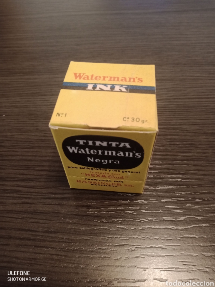 Escriban&iacute;a: Antiguo Tintero WATERMAN N&deg;1 (negra) - Foto 10
