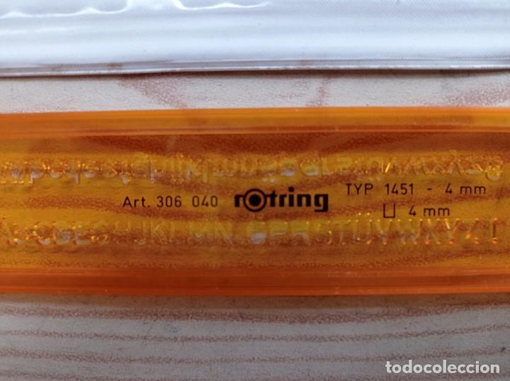 Escriban&iacute;a: Antigua Regla - Rotring - 4 mm - Foto 2