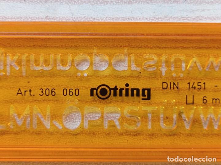 Escriban&iacute;a: Antigua Regla - Rotring - 6 mm - Foto 2