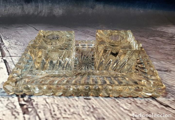 Escriban&iacute;a: -ESCRIBANIA DE CRISTAL TALLADO - Foto 1