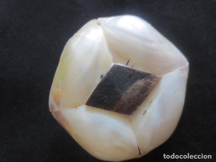 Escriban&iacute;a: TINTERO DE NACAR ESTILO ORIENTAL - Foto 3